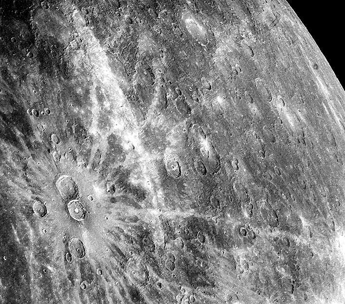 Degas, Bright Rayed Crater - courtesy NASA