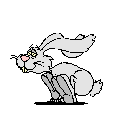 youthful animated rabbit
