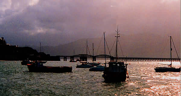 Storm brewing over Mawddach Estuary
