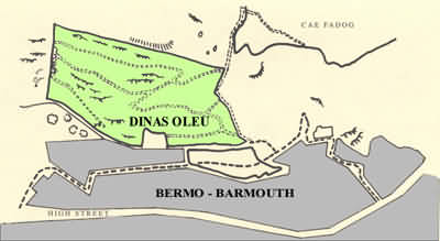 Diagram showing first land donated to National Trust